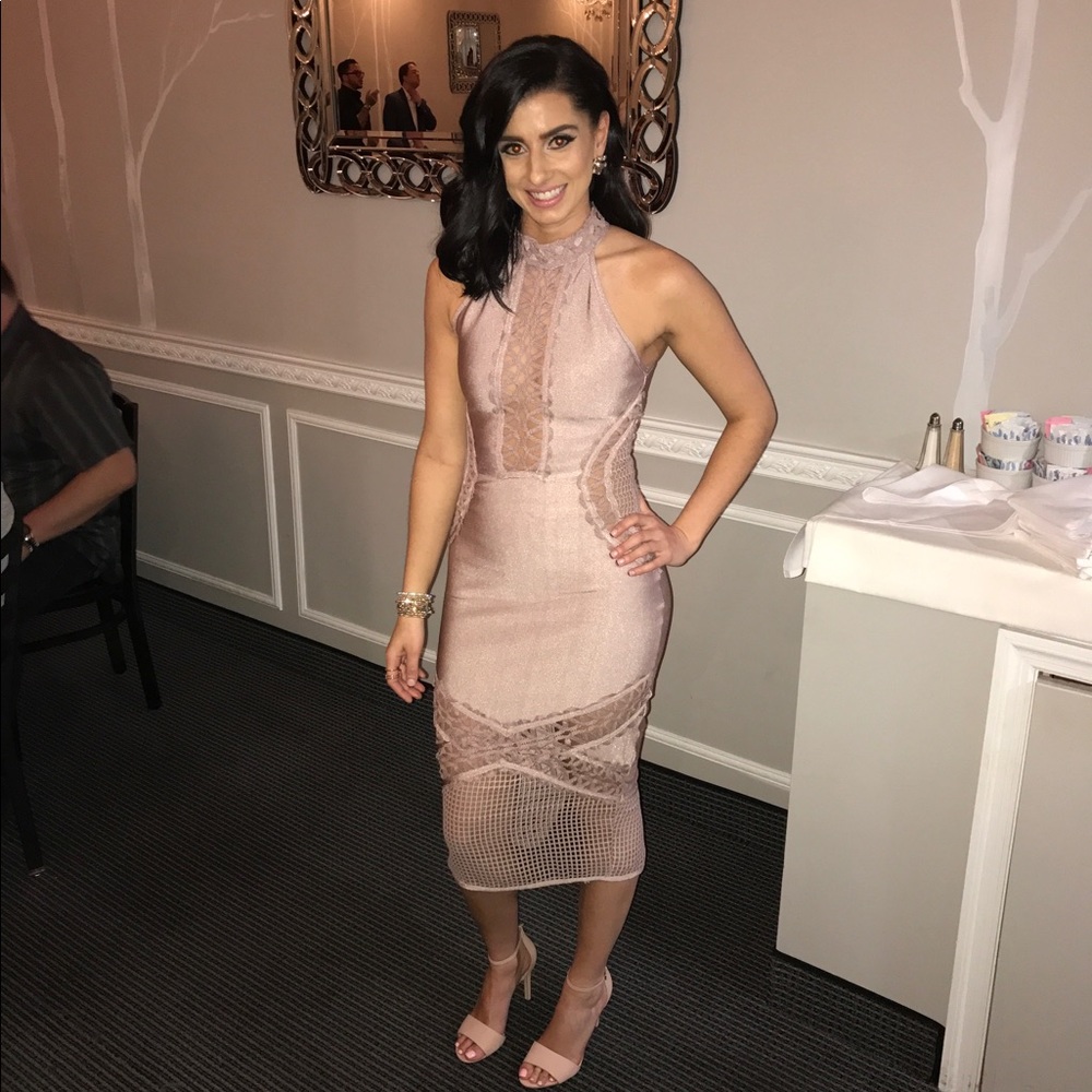 Mauve colored dress
